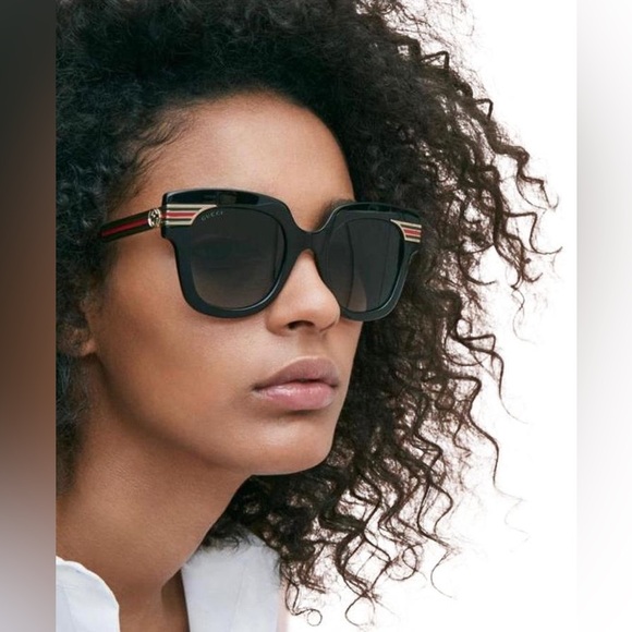 Gucci Signature Web Sherry Line Shades - Picture 1 of 13